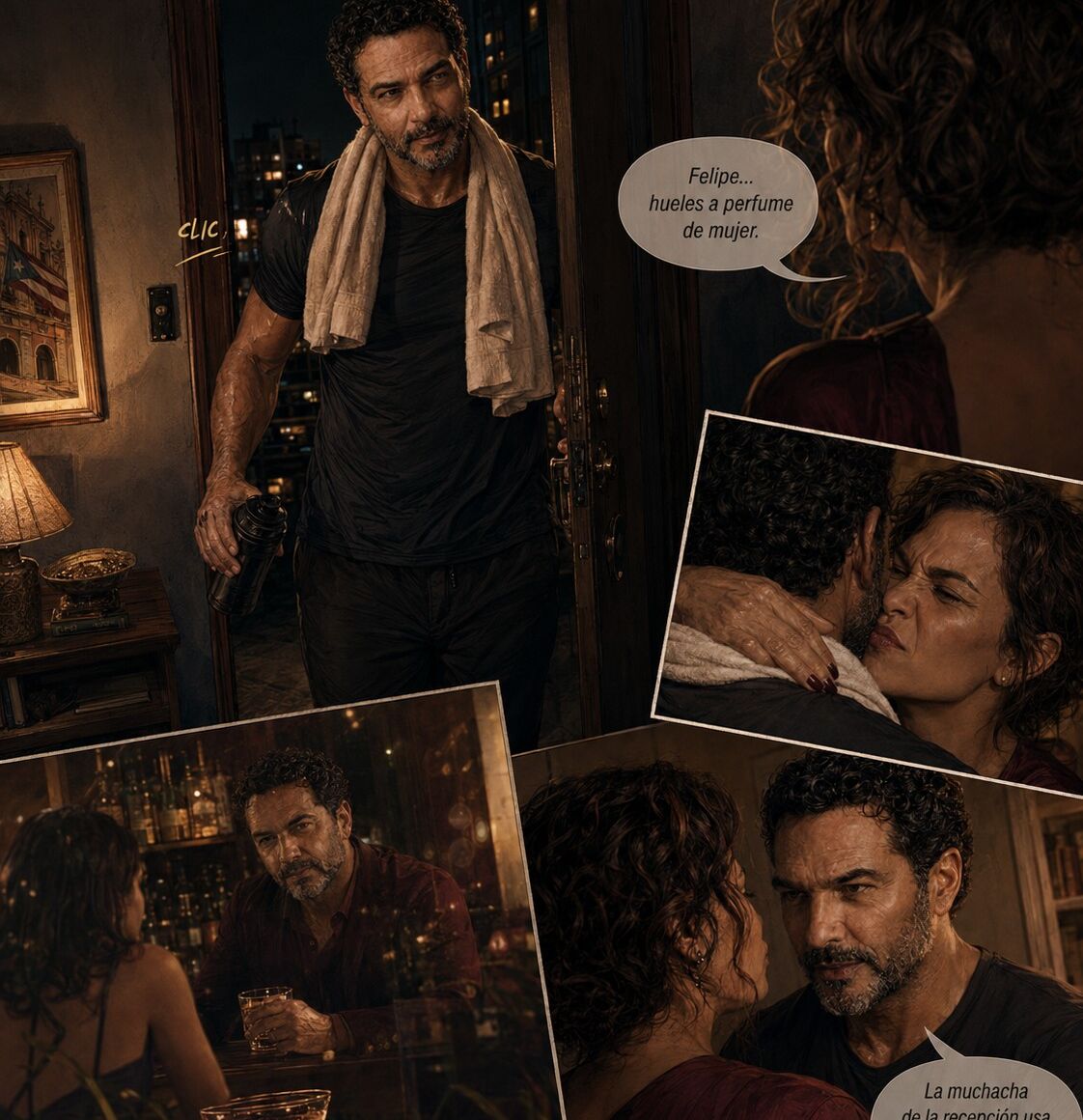 Felipe llega a la casa tarde y sudado - Sweet realities