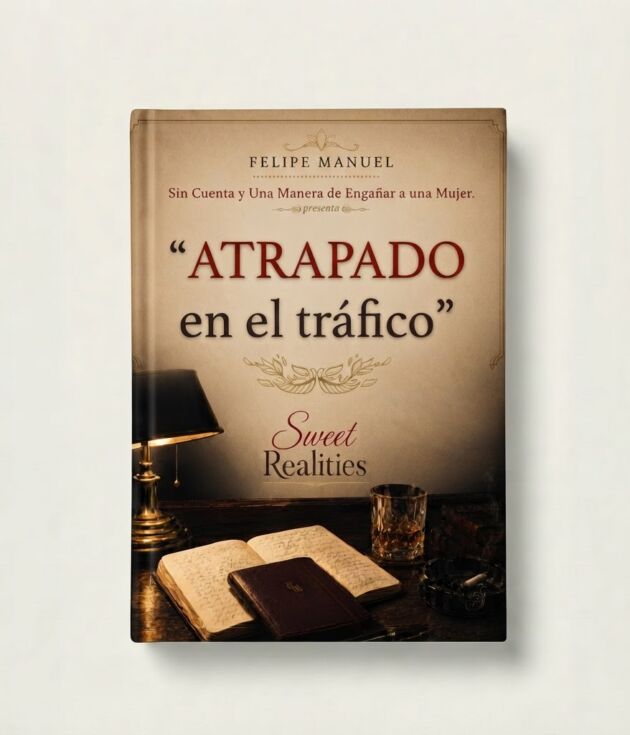 Portada del libro ATRAPADO en el tráfico de Felipe Manuel para Sweet Realities. - Cuentos cortos- Cuentos digitales